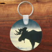 Amerikaanse Bull Moose Sleutelhanger (Voorkant)