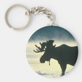 Amerikaanse Bull Moose Sleutelhanger