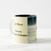 Amerikaanse Bull Moose Tweekleurige Koffiemok (Voorkant links)