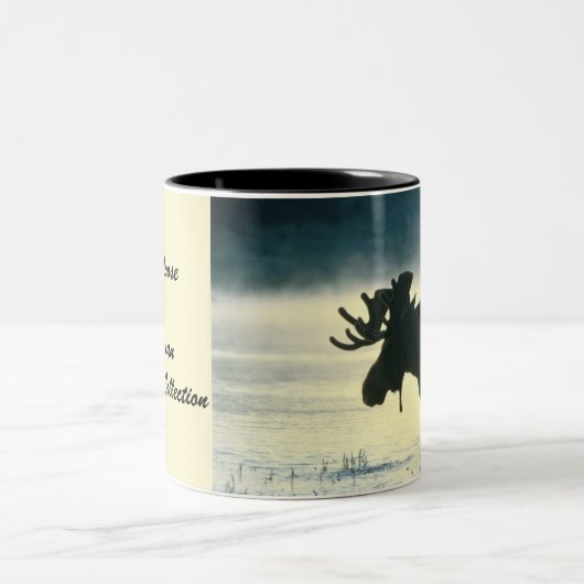 Amerikaanse Bull Moose Tweekleurige Koffiemok (Center)