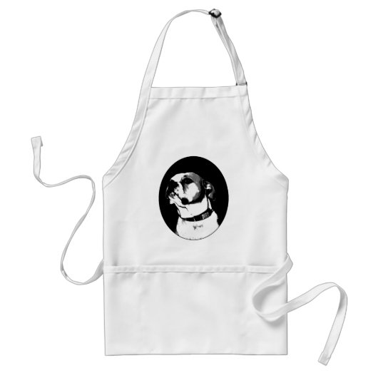 Amerikaanse bulldog apron standaard schort (Voorkant)