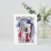 Amerikaanse Bulldog Briefkaart (Staand voorkant)