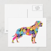 Amerikaanse Bulldog Briefkaart (Voorkant / Achterkant)