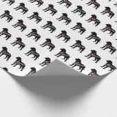 Amerikaanse Bulldog (Bully) Love Cadeaupapier (Hoek)