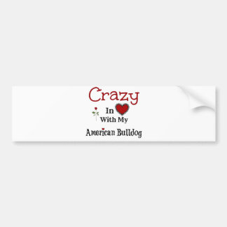 Amerikaanse Bulldog Bumpersticker