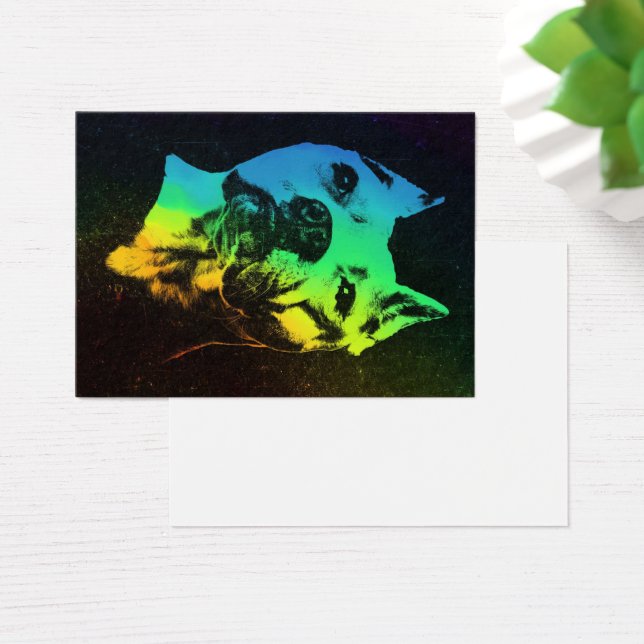 Amerikaanse Bulldog Colorful Gift Visitekaartje (Bureau)
