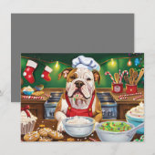 Amerikaanse Bulldog Holiday Baking: Feestelijke Ke Menu (Voorkant / Achterkant)
