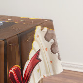 Amerikaanse Bulldog Holiday Baking: Feestelijke Ke Tafelkleed (Voorbeeld)