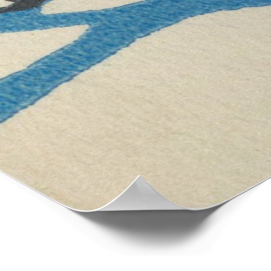 -Amerikaanse Bulldog Illustration (1912) Poster (Hoek)