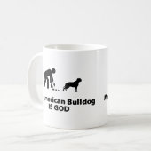 Amerikaanse Bulldog Koffiemok (Voorkant links)