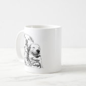 Amerikaanse Bulldog Koffiemok (Voorkant links)