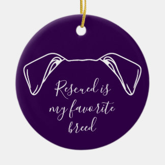 Amerikaanse Bulldog Ornament (Om Logo)