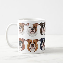 Amerikaanse bulldog-patterned koffiemok