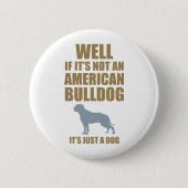 Amerikaanse Bulldog Ronde Button 5,7 Cm (Voorkant)