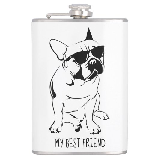 AMERIKAANSE BULLDOG SCHETS HEUPFLES (Voorkant)