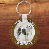 Amerikaanse bulldog sleutelhanger (Voorkant)