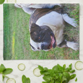 Amerikaanse Bulldog Theedoek (Gevouwen)