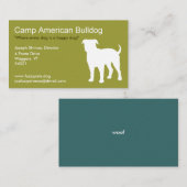 Amerikaanse Bulldog Visitekaartje (Voorkant / Achterkant)