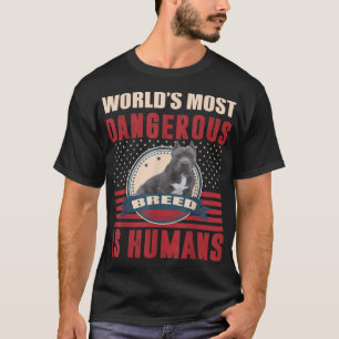 Amerikaanse bullebuien, gevaarlijke boringen T-Sh T-shirt