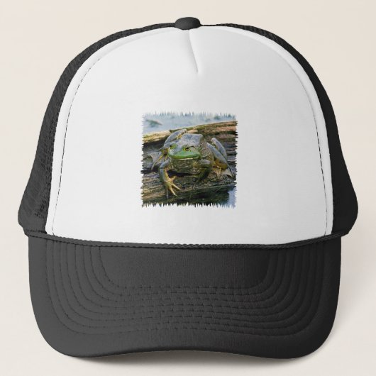 Amerikaanse Bullfrog-Logo Trucker Pet (Voorkant)