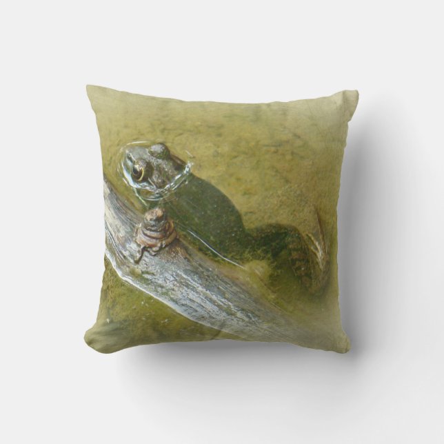 Amerikaanse Bullfrog - Rana catesbeiana Kussen (Voorkant)