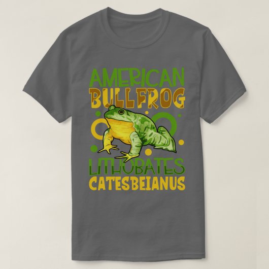 Amerikaanse Bullfrog T-shirt (Design voorkant)