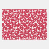 Amerikaanse Bully Christmas Inpakpapier Vel (Voorkant 3)