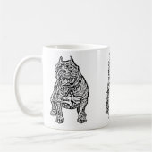 Amerikaanse Bully Dog Koffiemok (Links)