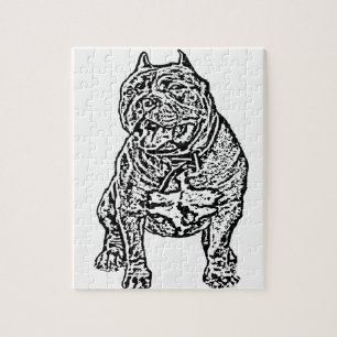 Amerikaanse Bully Dog Legpuzzel
