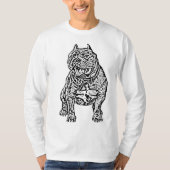Amerikaanse Bully Dog T-shirt (Voorkant)