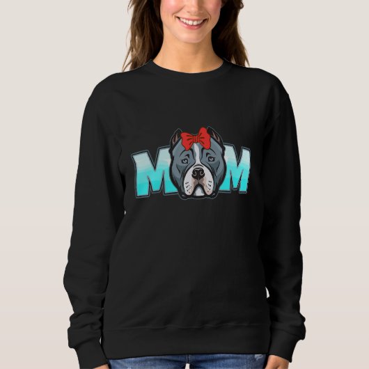 Amerikaanse Bully Mam Dog Owner Pullover (Voorkant)