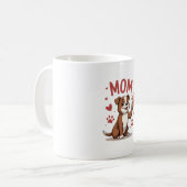 Amerikaanse Bully Moeder Schattige Hond Mama Grapp Koffiemok (Voorkant links)