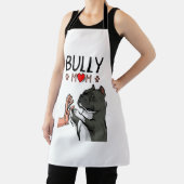 Amerikaanse Bully Moeder Schattige Hond Mama Grapp Schort (Insitu)