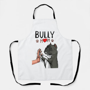Amerikaanse Bully Moeder Schattige Hond Mama Grapp Schort