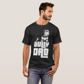 Amerikaanse Bully Pap Dog Eigenaar T-shirt (Voorkant volledig)