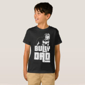 Amerikaanse Bully Pap Dog Eigenaar T-shirt (Voorkant volledig)