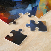 Amerikaanse Bully Pitbull Hond Acryl Art Print Legpuzzel (Zijkant)