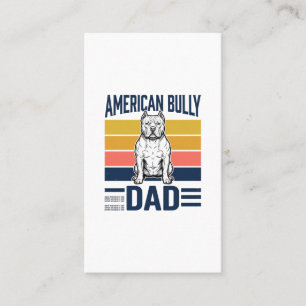 Amerikaanse Bully Vader Vintage Hond Liefhebber Sh Visitekaartje