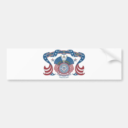 Amerikaanse Bumpersticker (Voorkant)