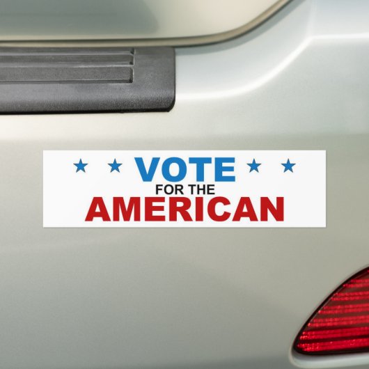Amerikaanse Bumpersticker (Op auto)
