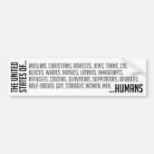 Amerikaanse Bumpersticker (Voorkant)