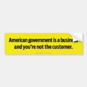 Amerikaanse Bumpersticker (Voorkant)