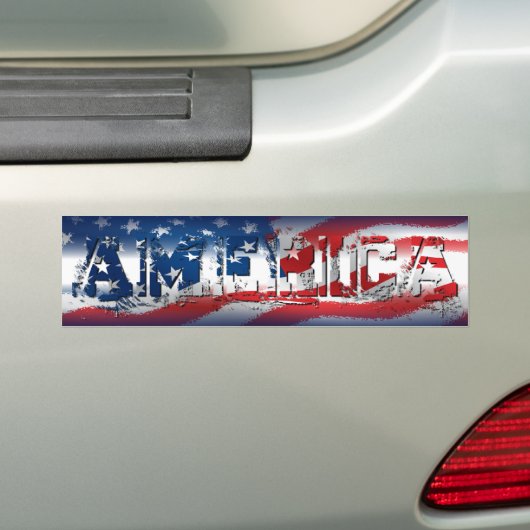 Amerikaanse Bumpersticker (Op auto)
