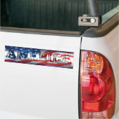 Amerikaanse Bumpersticker (Op Truck)