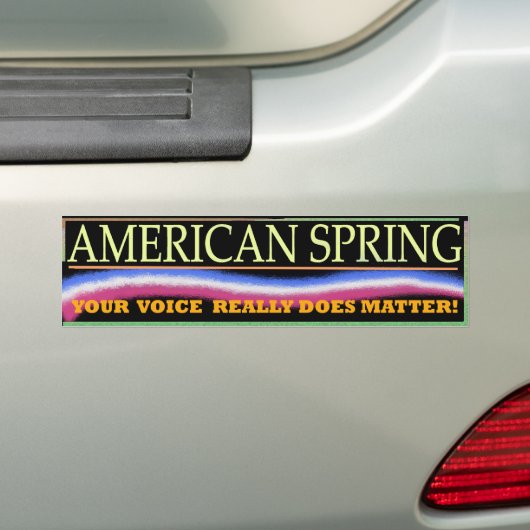 Amerikaanse Bumpersticker 3 (Op auto)