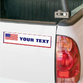 Amerikaanse Bumpersticker Sjabloon (Op Truck)