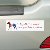 Amerikaanse Bumpersticker zonder haardichte terrie (Op auto)