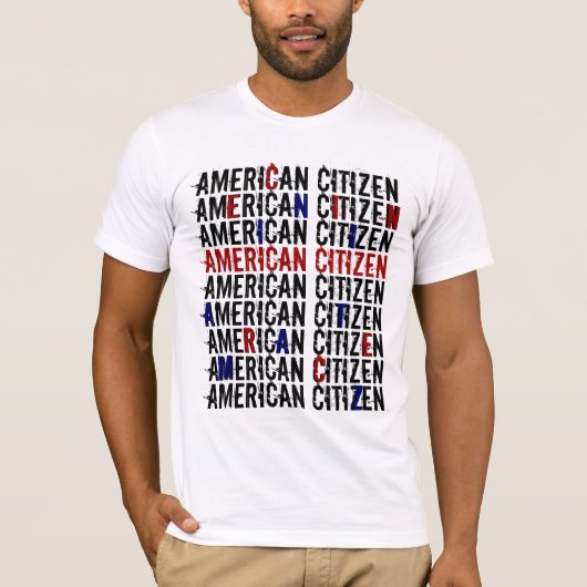 AMERIKAANSE BURGER AMERIKAANSE BURGER T-SHIRT (Voorkant)