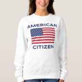 Amerikaanse burger Bold USA Vlag Sweatshirt (Voorkant)