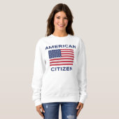 Amerikaanse burger Bold USA Vlag Sweatshirt (Voorkant volledig)